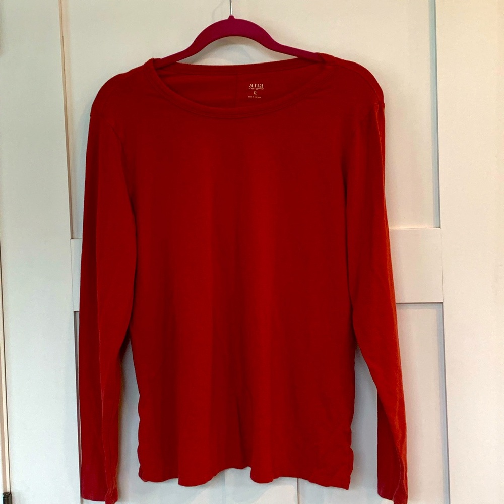 Anna a new approach, long sleeve XL cotton shirt.